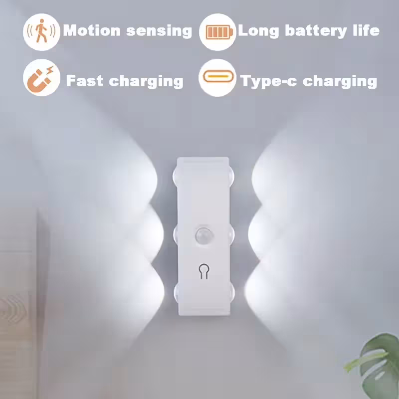 magnetinė LED sienelė šviesa