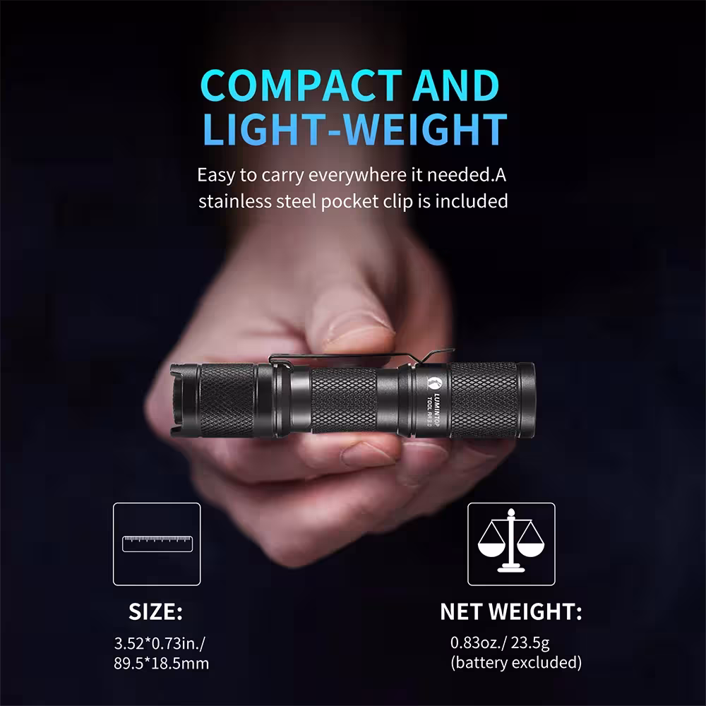 Lampe de poche LED 14500