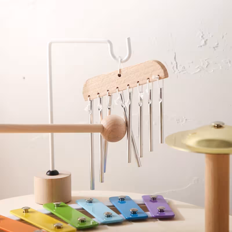Juguetes musicales de madera para niños