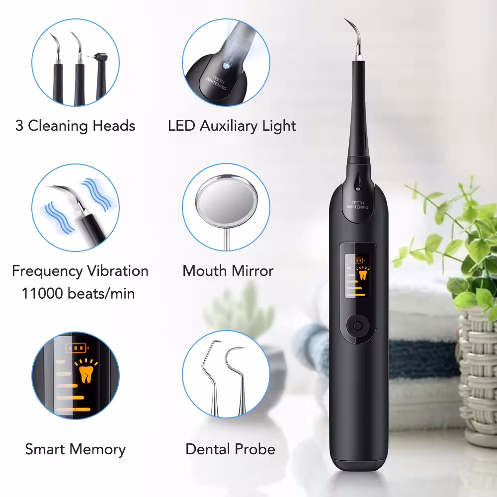 brosse à dents électrique à ultrasons LED