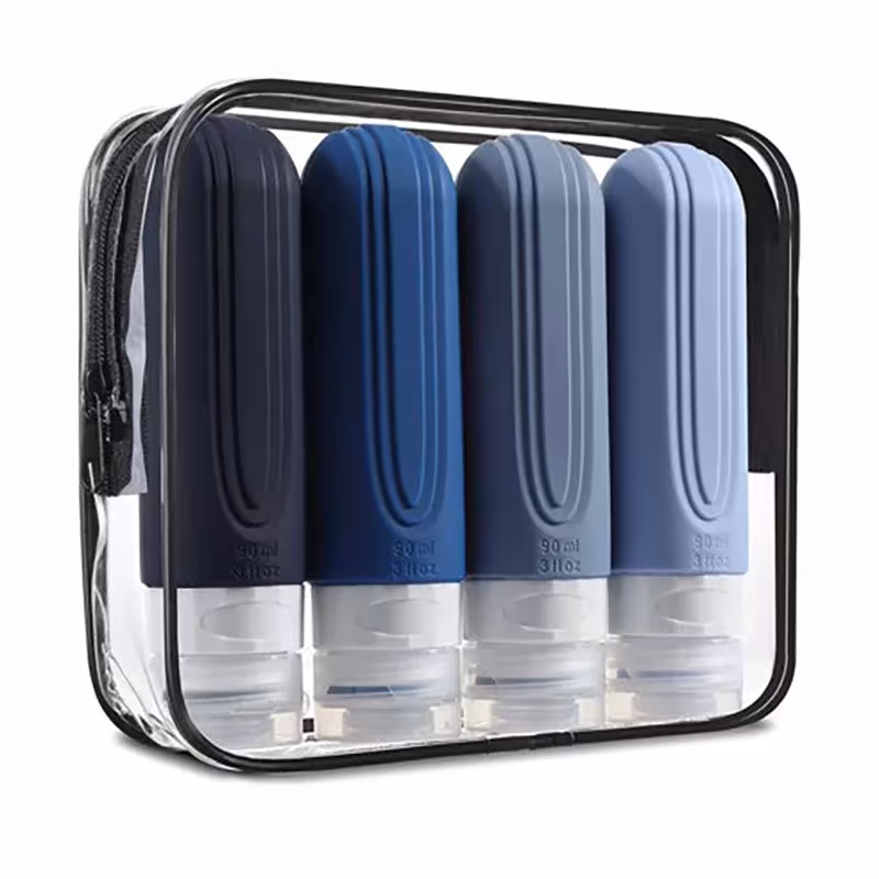bouteille de voyage en silicone