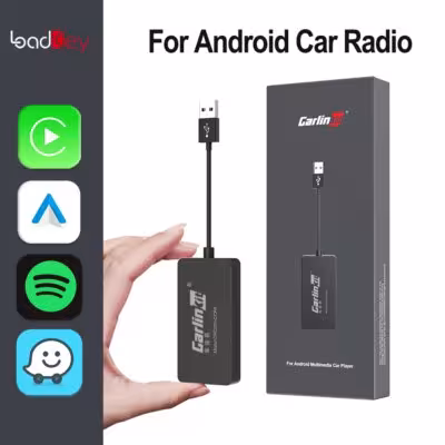 Bezprzewodowy adapter CarPlay dla samochodu Android LoadKey i Carlinkit
