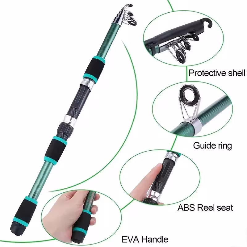 fishing set with roller
