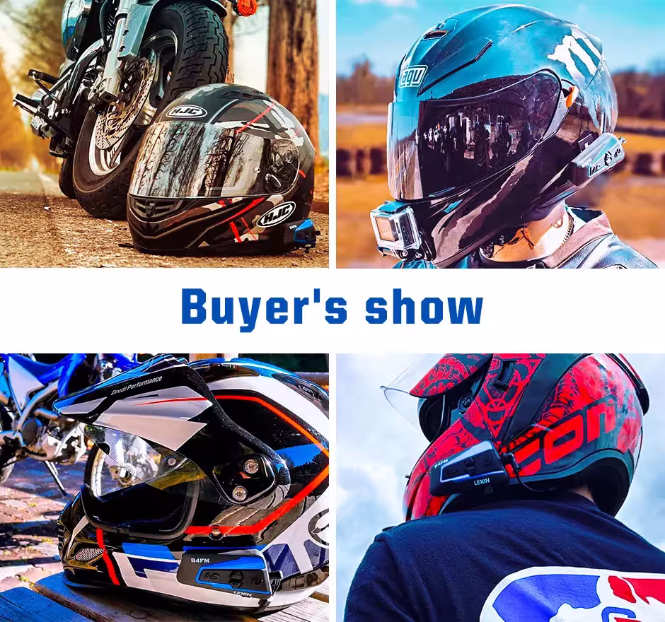 motorcycle Bluetooth helmet 10 riders