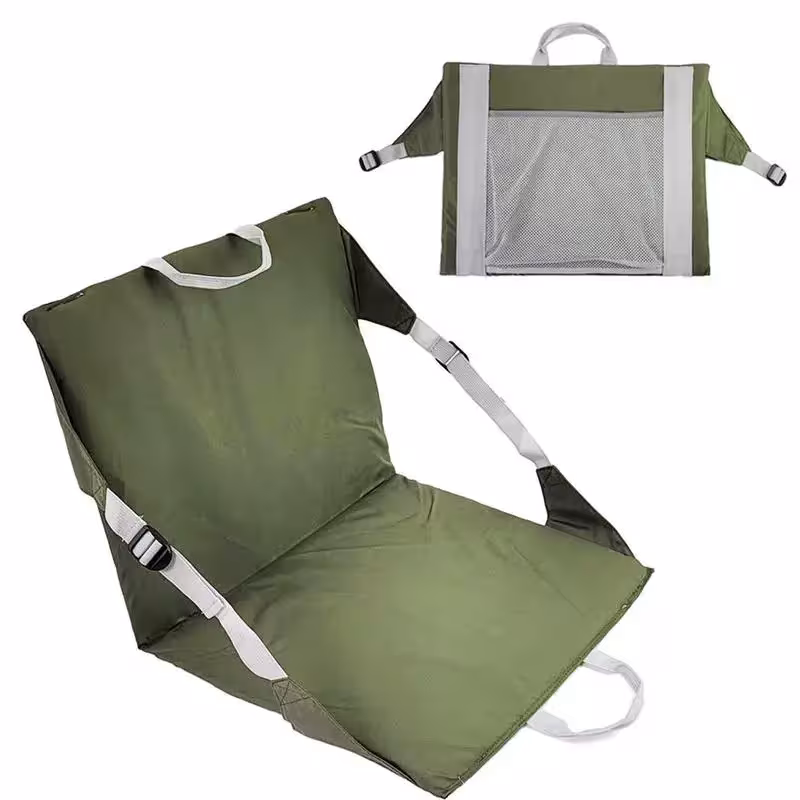 Chaise de stade pliante avec dossier de voyage et pique-nique