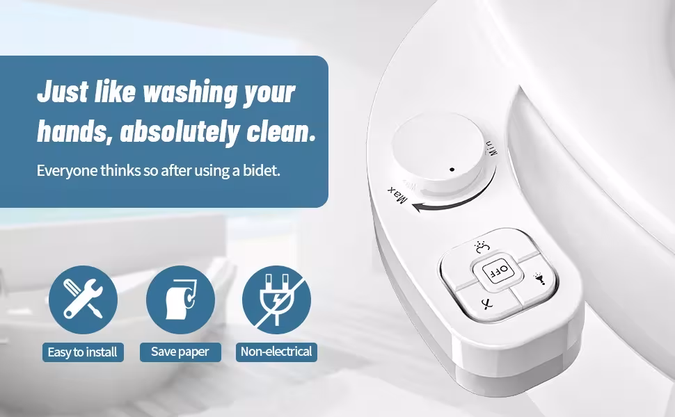 eau pour bidet sans électricité