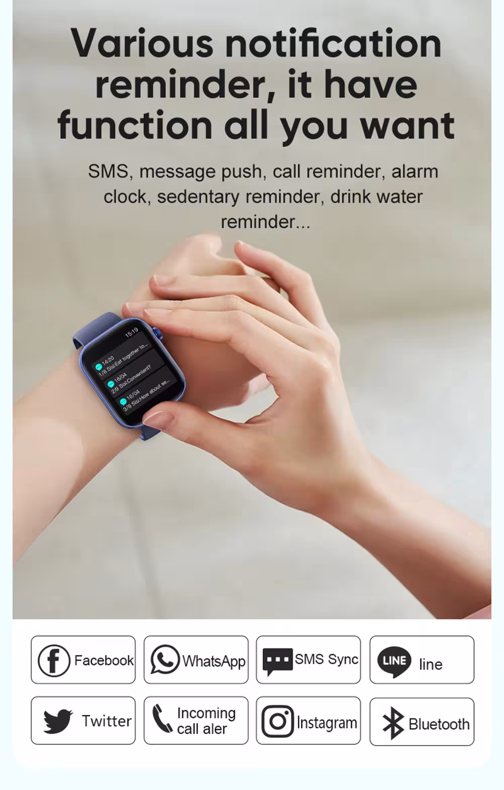 smart clock mit gesundem watching