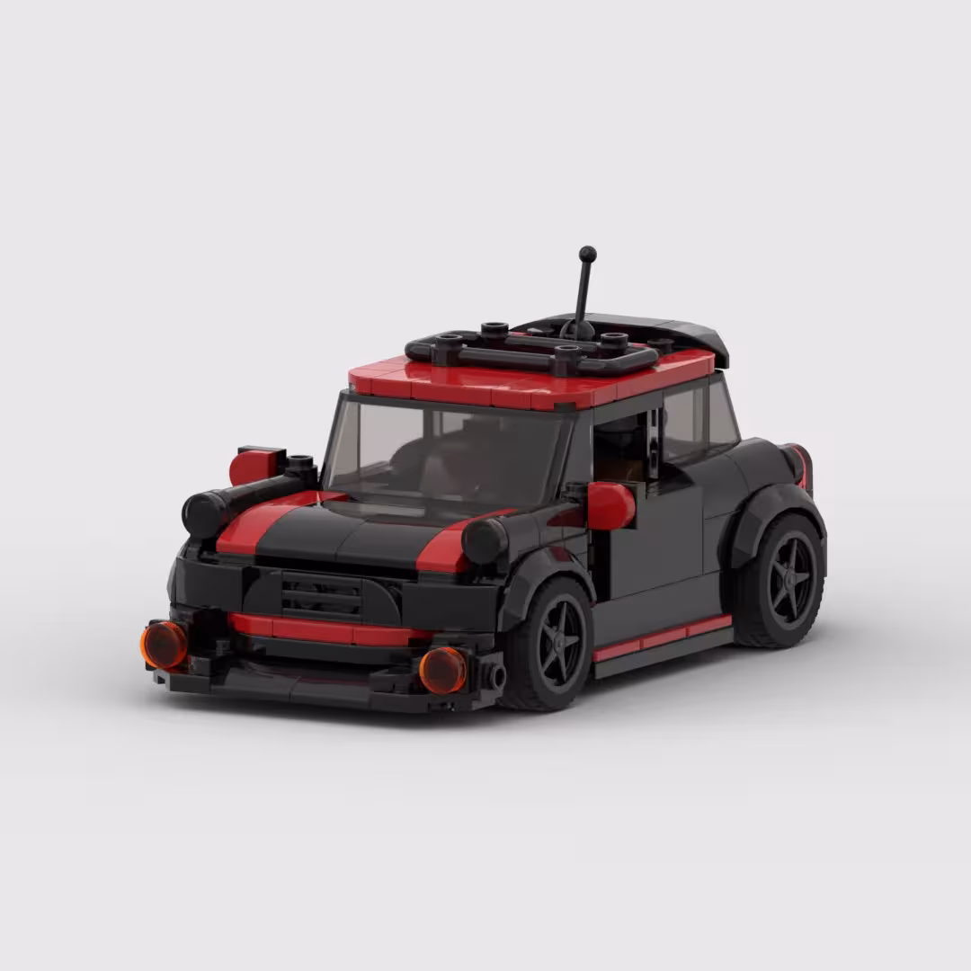 MOC MINI JCW racing Racer blokai