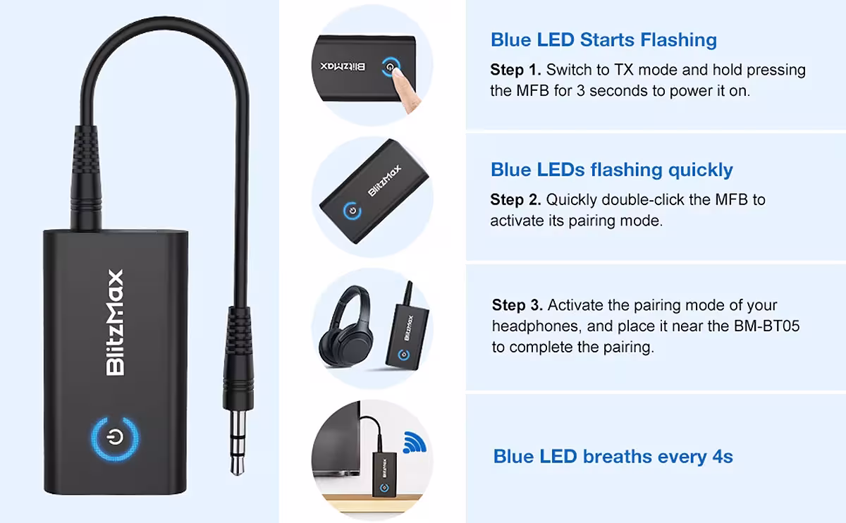 Bluetooth belaidis adapteris
