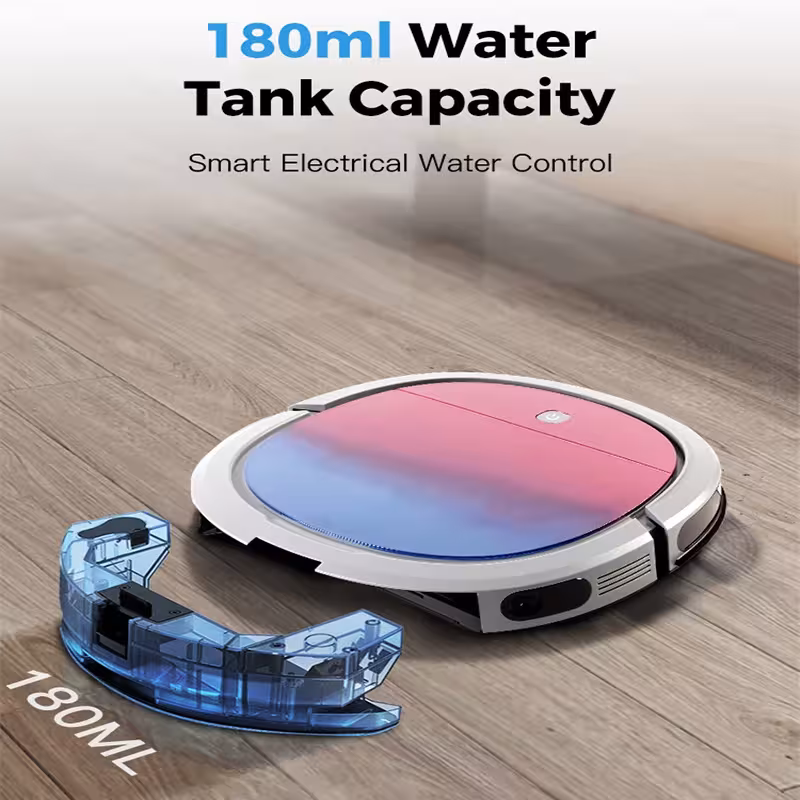 Intelligenter Roboterstaubsauger K196 WiFi Management 180ml Wassertank