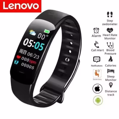 Lenovo Smart Watch C1 Plus Bluetooth step counting sports bracelet heart rate monitor
