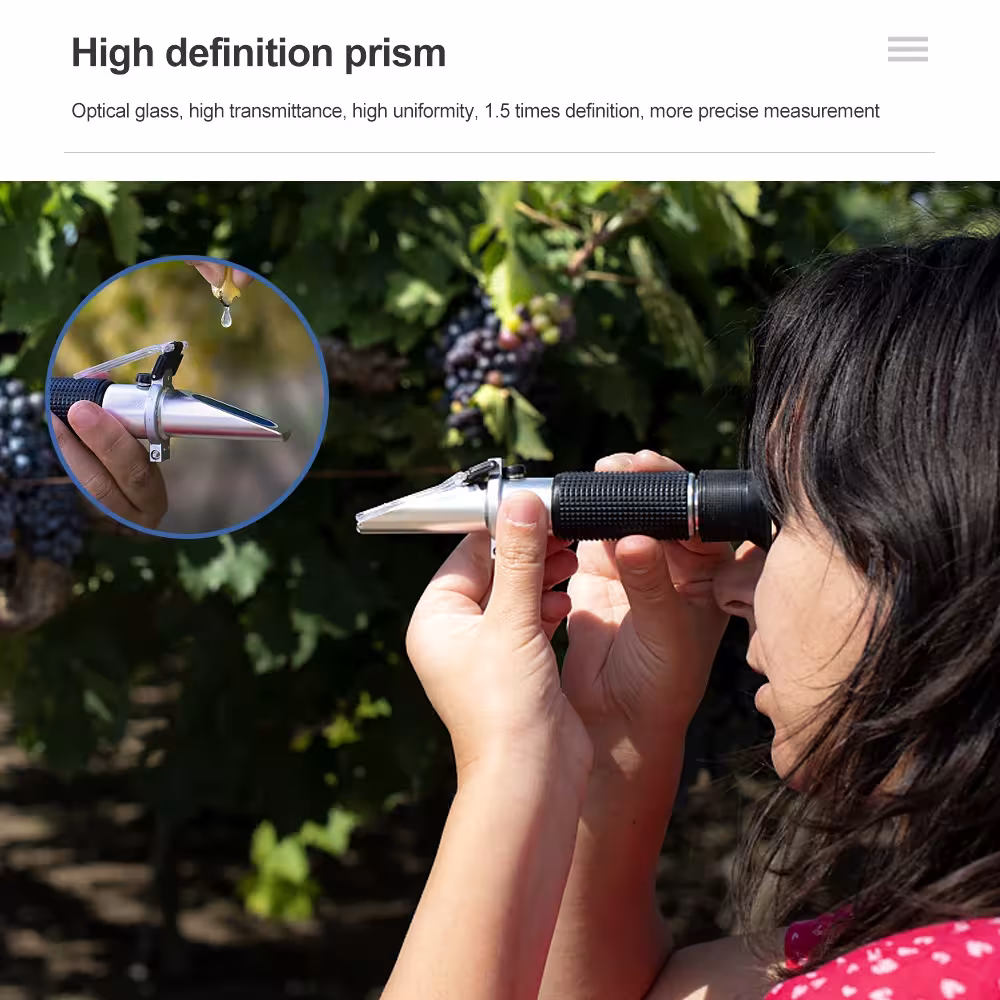 alcohol sugar refractometer