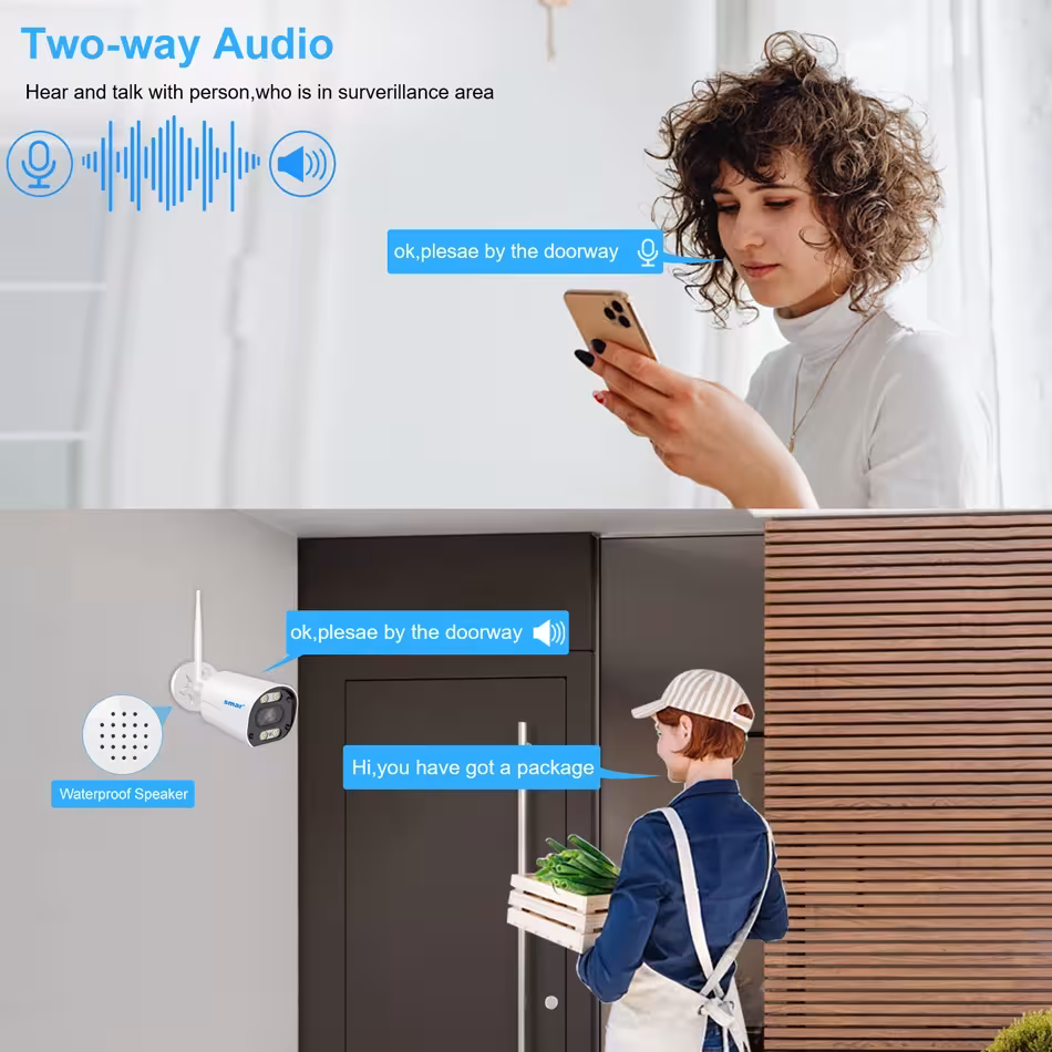 WiFi CCTV sistema 5MP