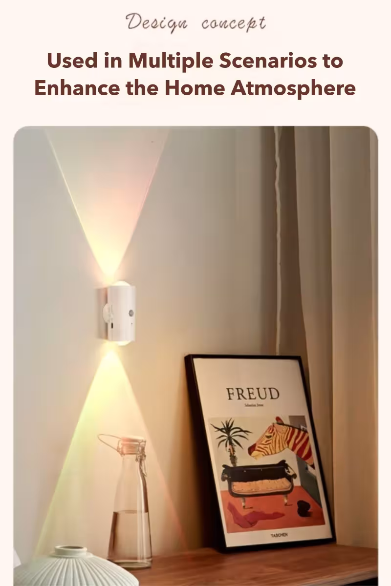 lampada da parete LED magnetica