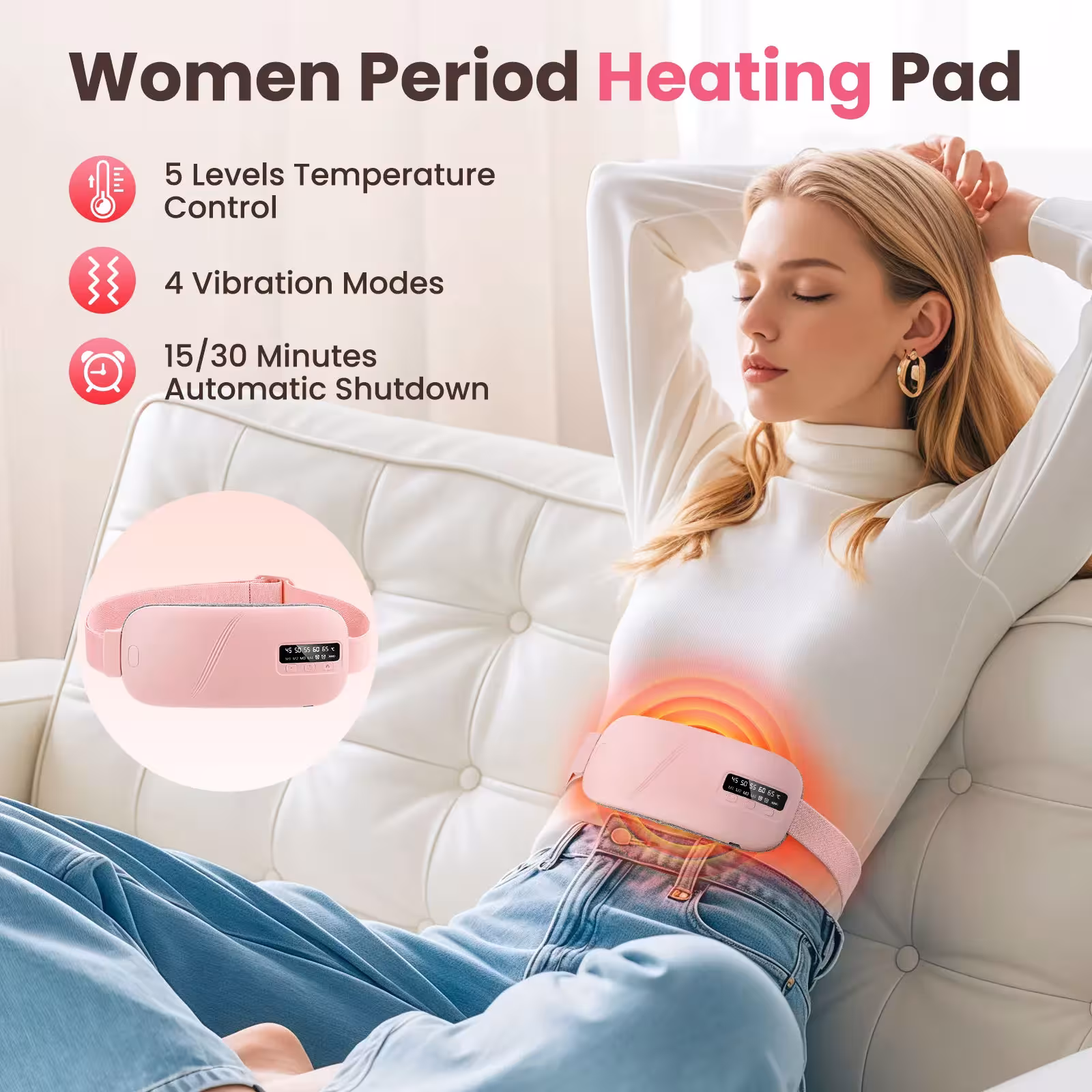 šildanti pagalvėlė menstruacijai