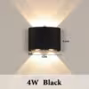 4W, negro