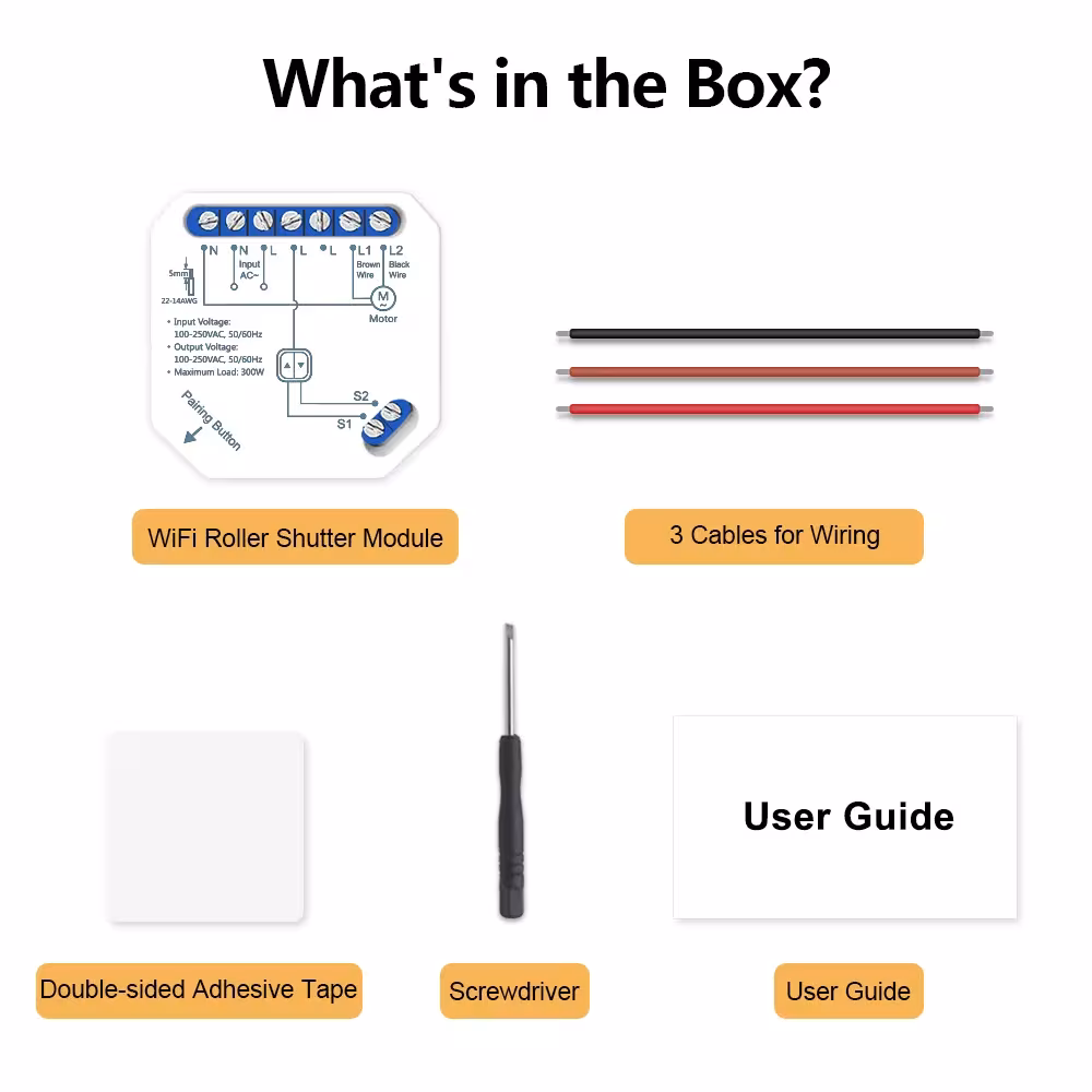 WiFi smart curtain module