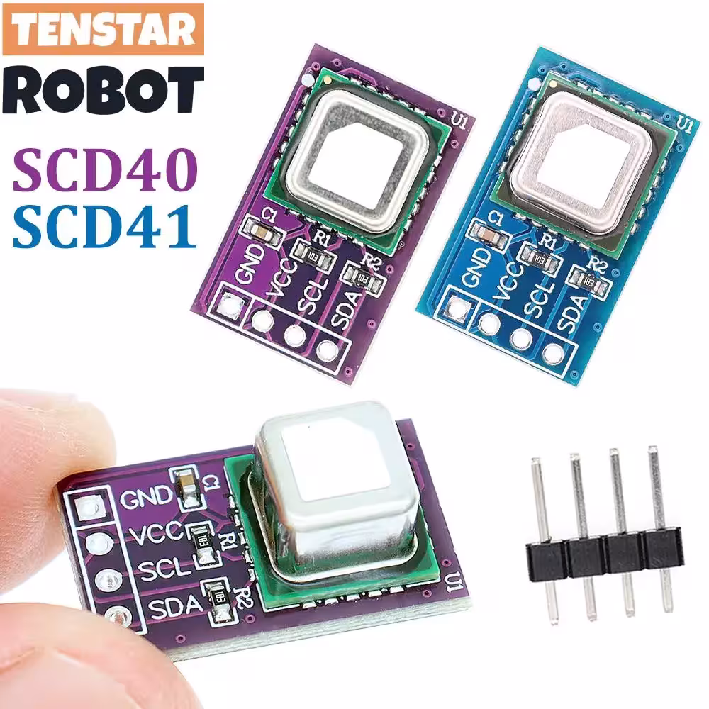 Módulo sensor de gas TENSTAR SCD40 SCD41 para sensor de humedad de temperatura de achique CO2-carbono