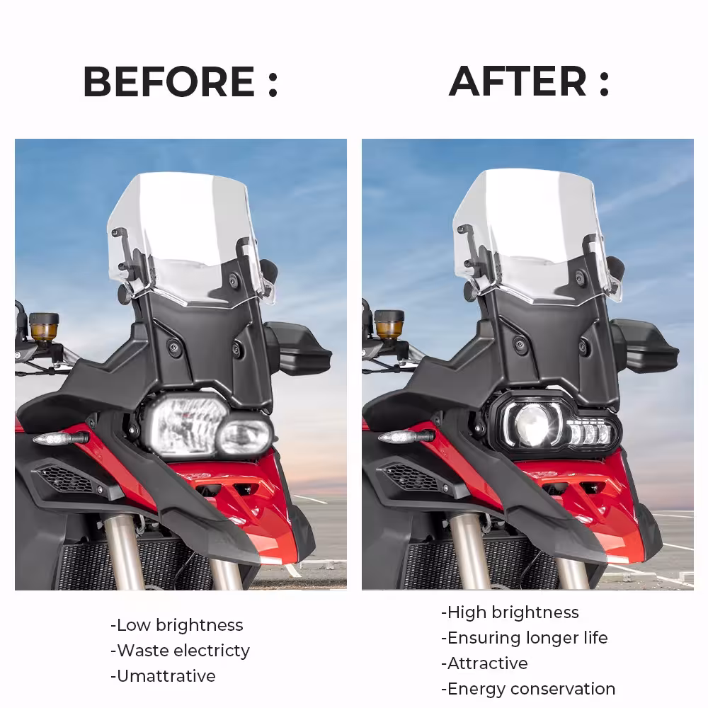 BMW F800GS LED headlight