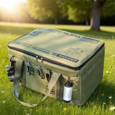 30-42L Tactical Theming Panier de rangement avec thermoisolation et congélateur de forage amovible