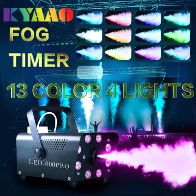 Mini macchina fumo con LED 500W per disco e celebrazioni telecomando