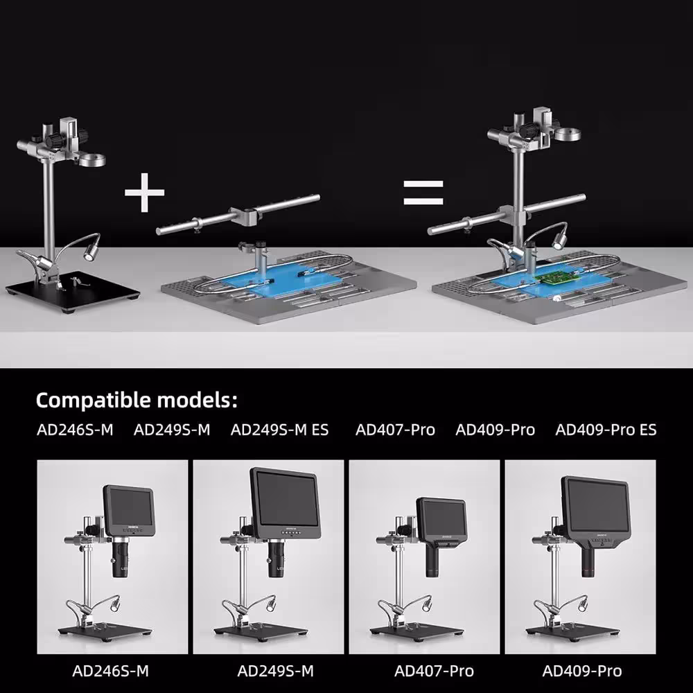 microscope aluminum stand