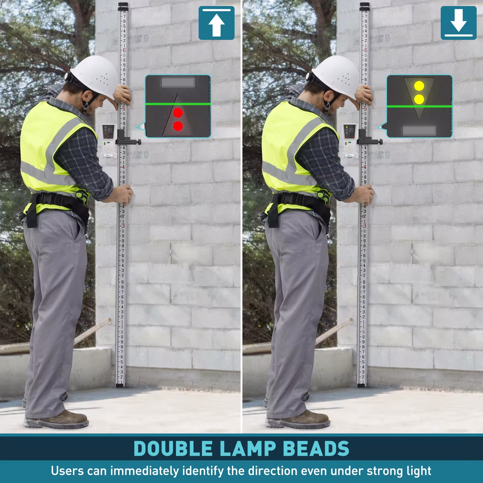 receptor detector láser