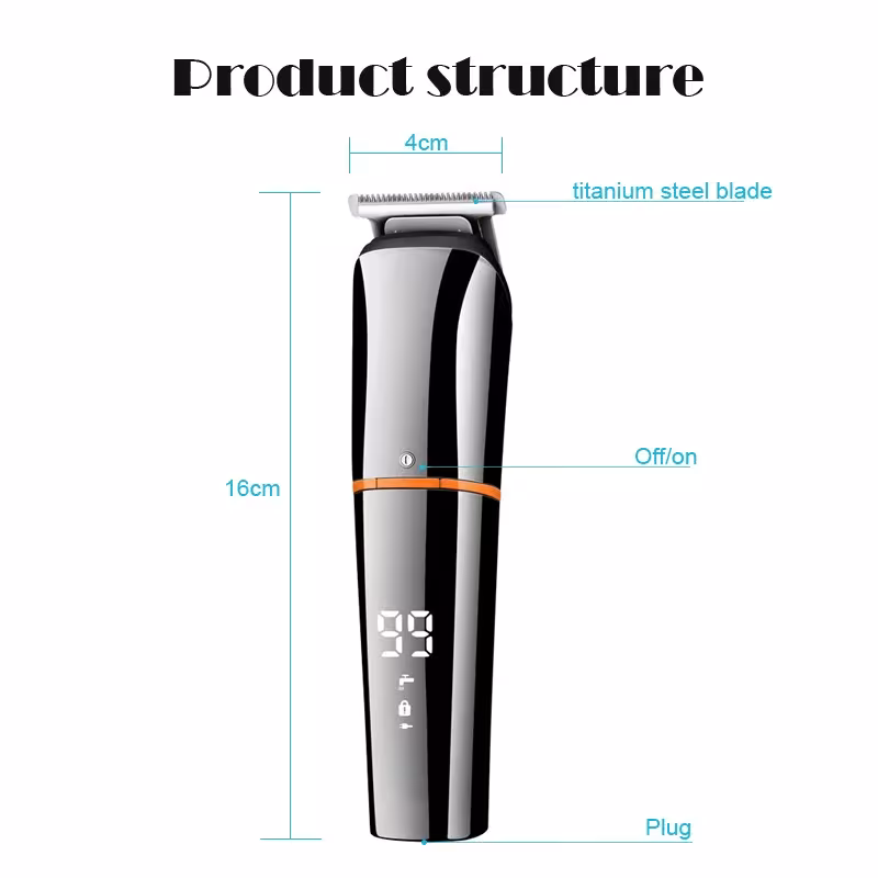 digital hair clipper for men