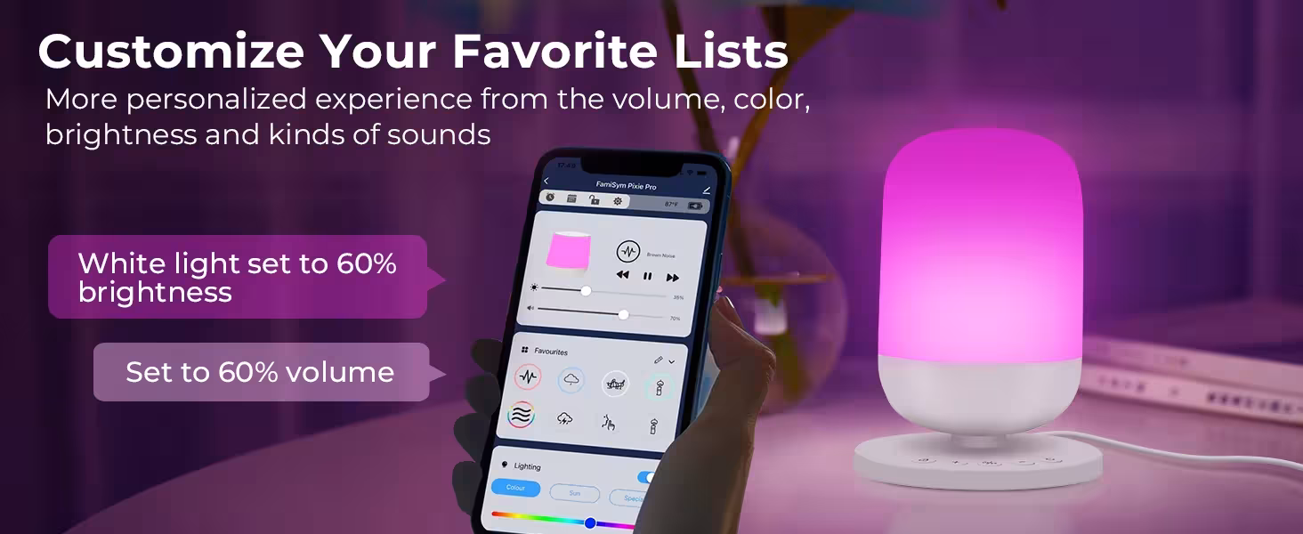 smart white noise machine for baby