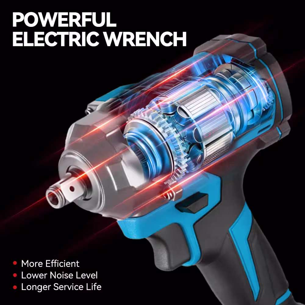 llave de impacto eléctrica de 1200Nm