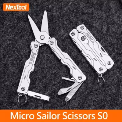 NexTool 8 in 1 miniatiūrinis jūreivio žirklės S0 daugiafunction įrankis kišeninis