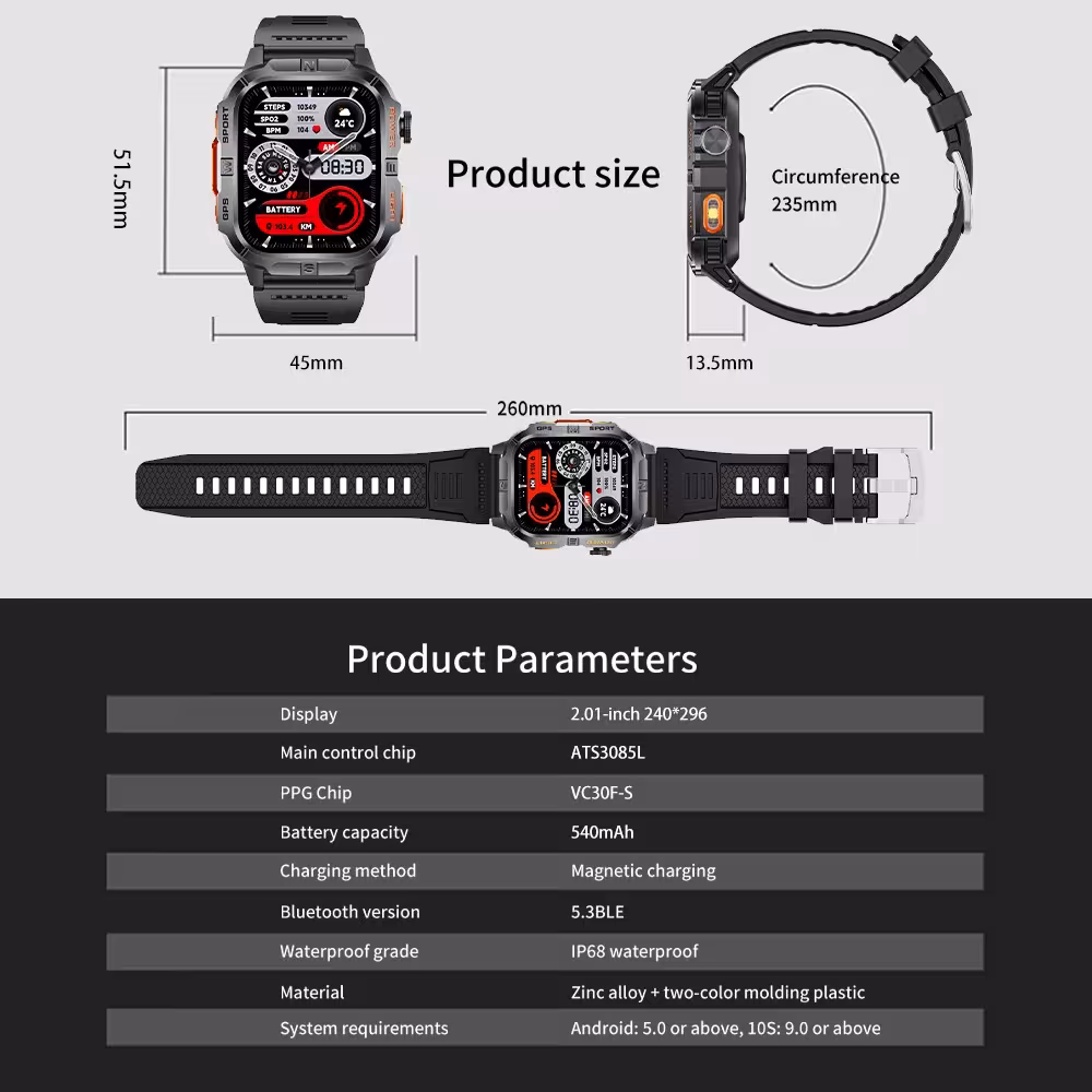 smartwatches with GPS compass
