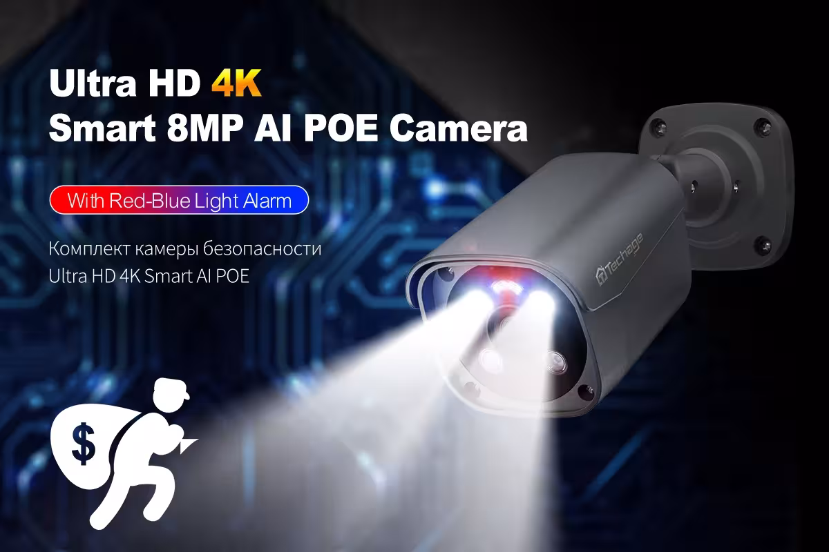 4K POE kamera 8MP