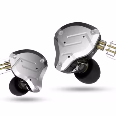 KZ ZS10 PRO 4BA 1DD Écouteurs hybrides HIFI en métal intra-auriculaires avec réduction de bruit pour le sport