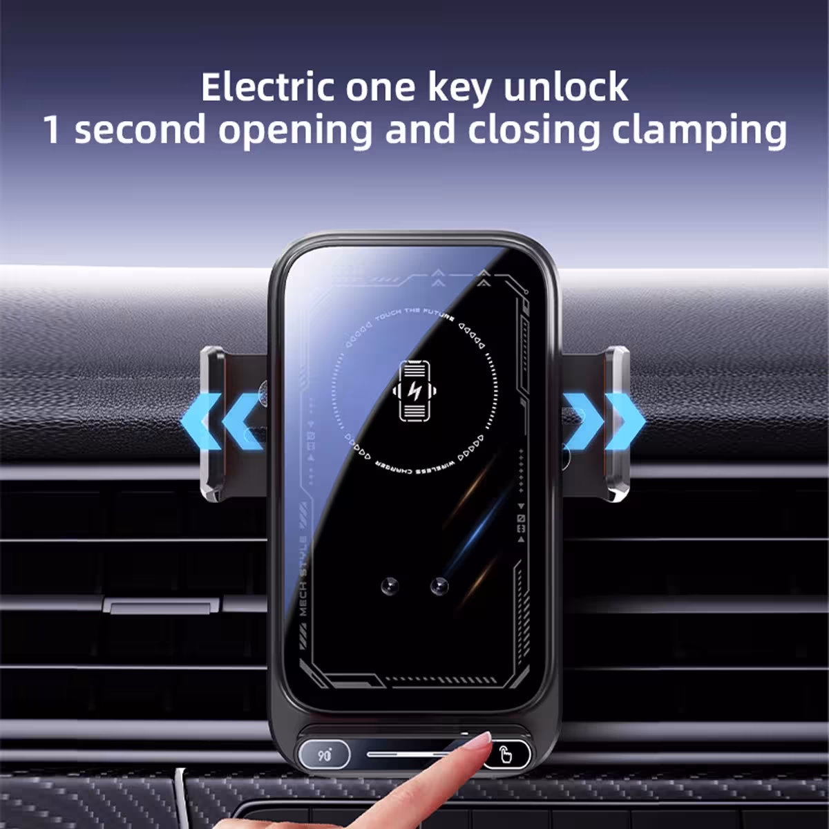 wireless car phone holder