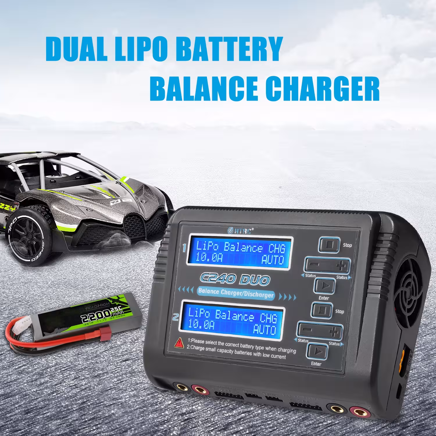 RC įkrautuvas 240W