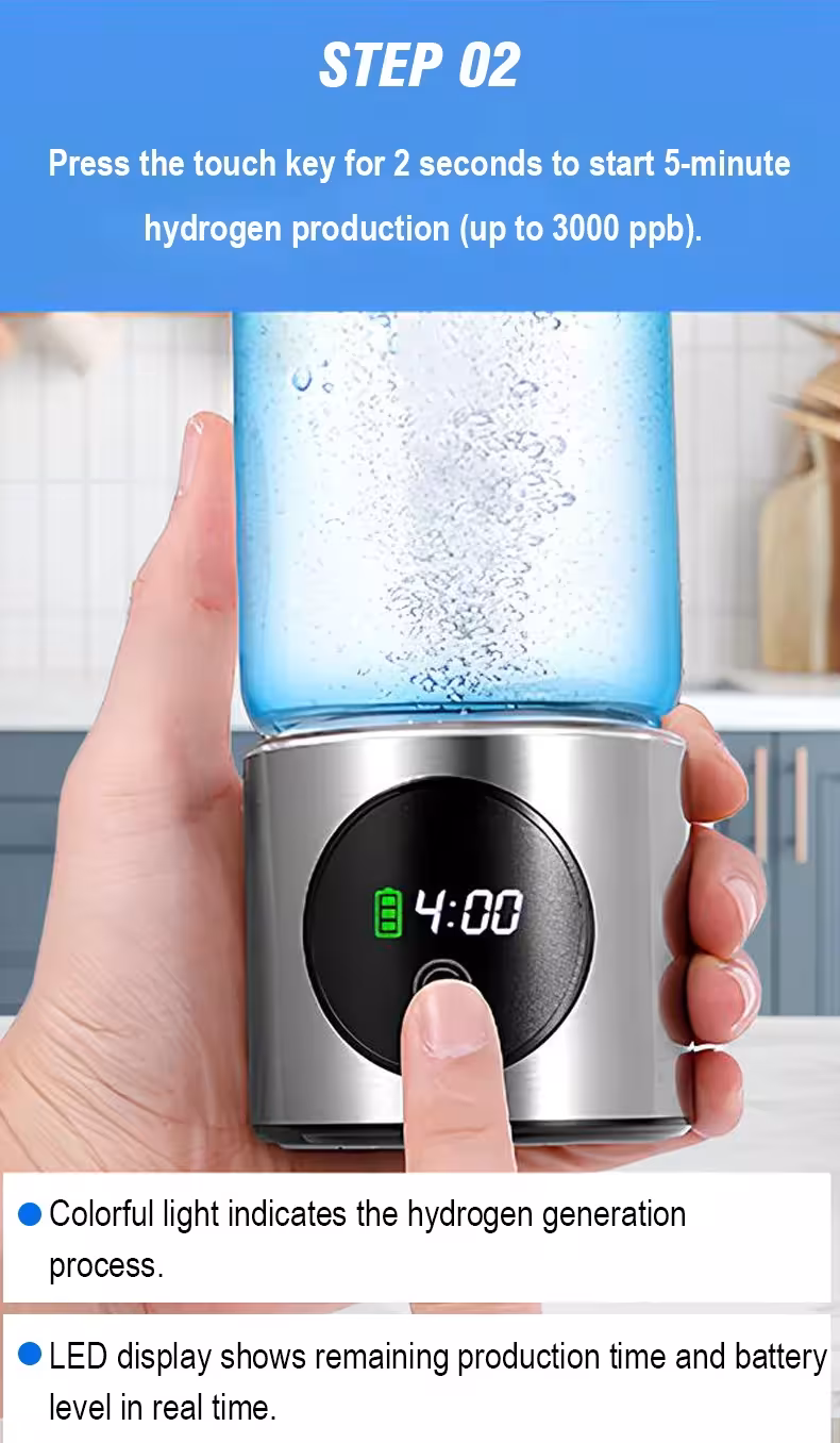 generador de agua con hidrógeno