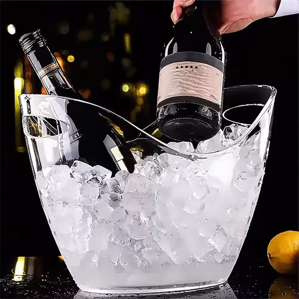 transparent ice freezer bucket