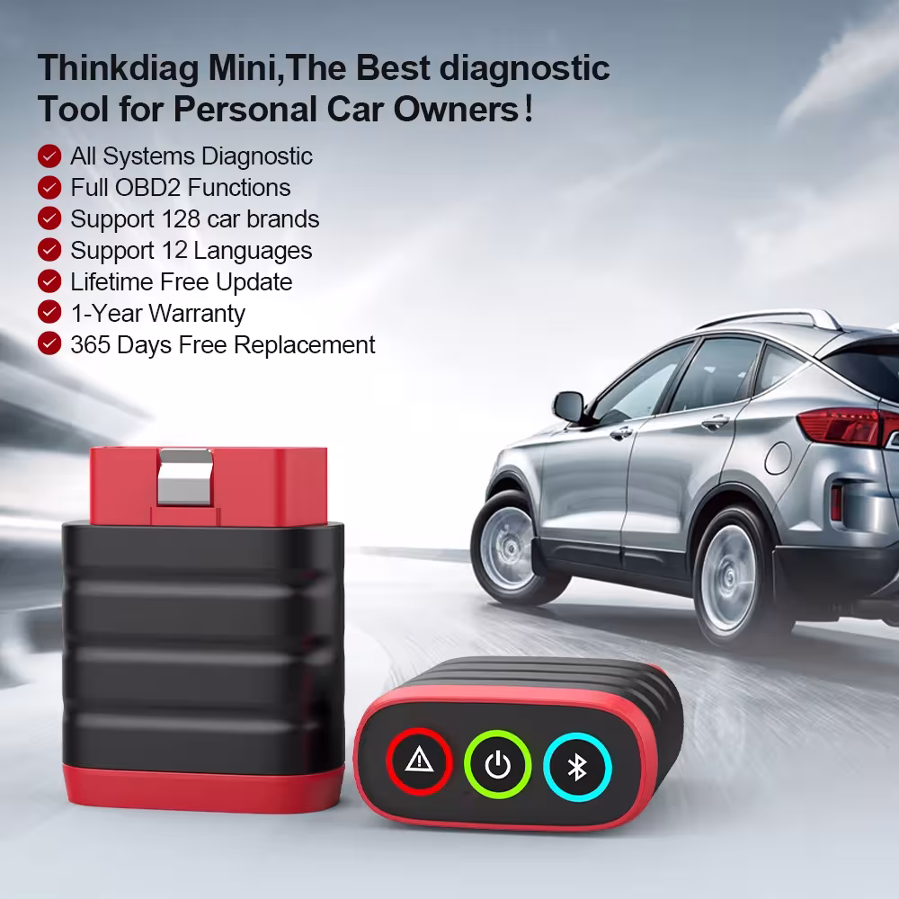 THINKCAR THINKDIAG MINI OBD2 escáner para diagnóstico de automóviles con todas las características