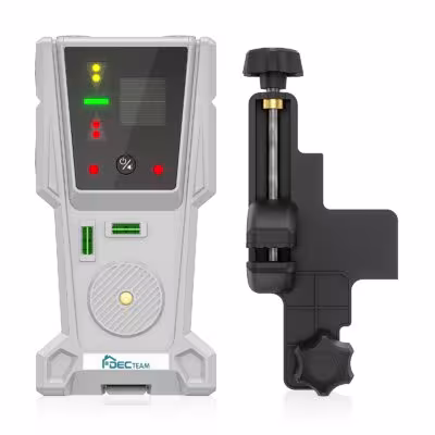 Detector receptor láser Decteam con pantalla LCD de doble cara e imán