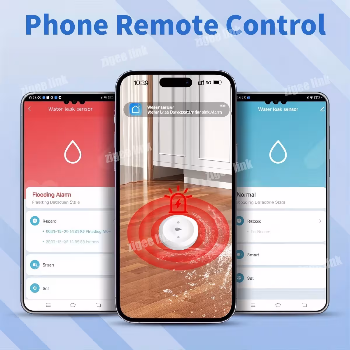 ZigBee water leak sensor