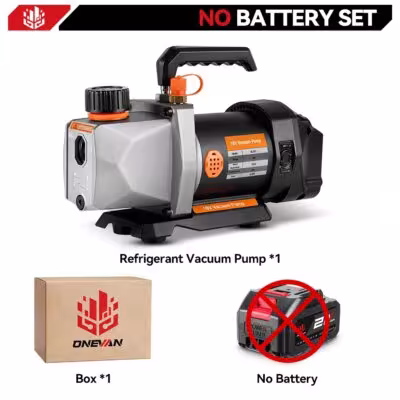 ONEVAN 1 / 2HP 7CFM Kältesauger 1/4 für Klimaanlage