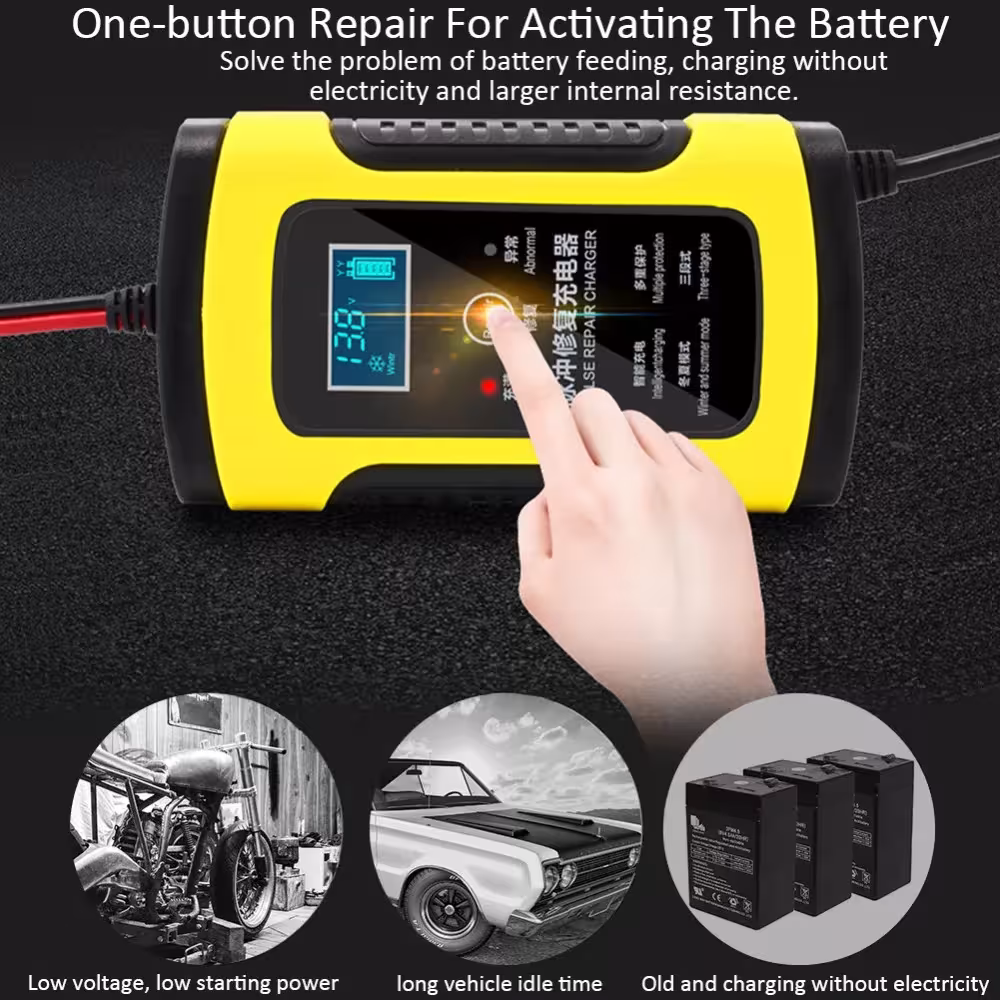 Chargeur de batterie pour voiture 12V