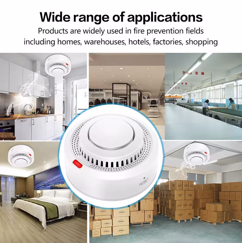 Capteur de fumée WiFi intelligent