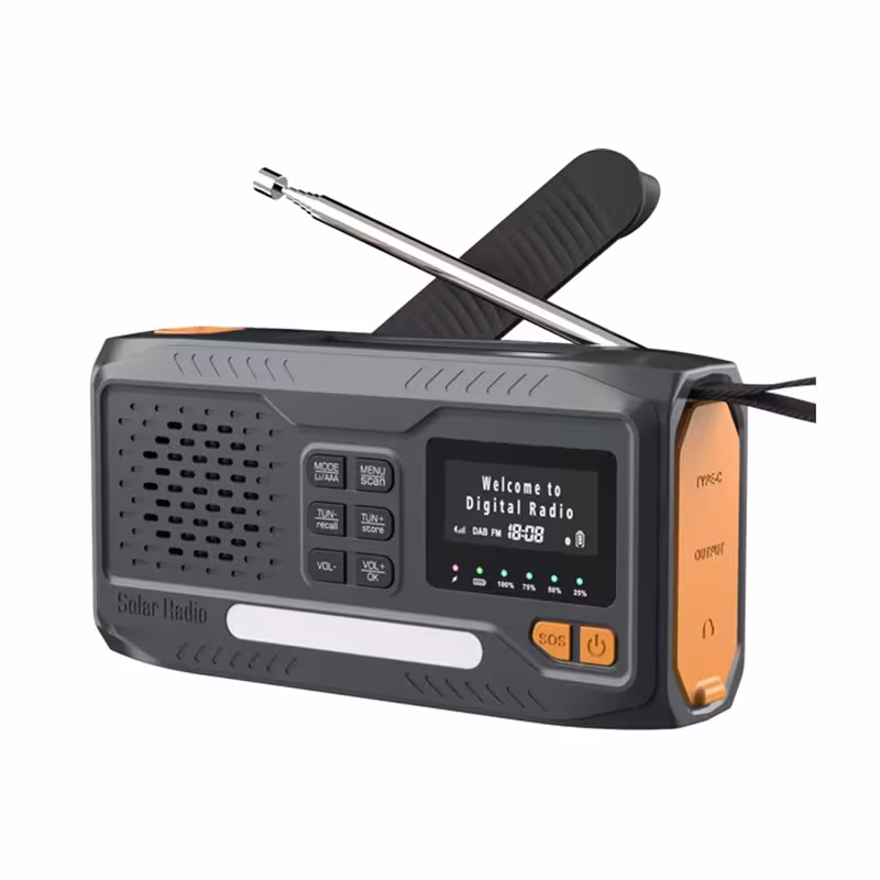 radio portable à énergie solaire avec DAB/FM