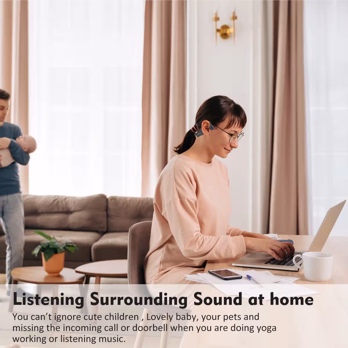 kaulų vedimo Bluetooth ausines