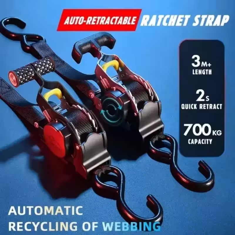 Reversible cargo strap with pad for motorcycles and cars