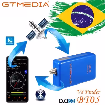 GTMEDIA V8 Sat Finder BT05 palydovinis ieškiklis su Bluetooth Android