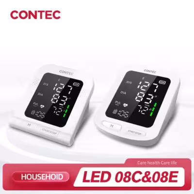 CONTEC Automatinis Skaitmeninis Kraujospūdžio Matuoklis 08C 08E su LED Ekranu