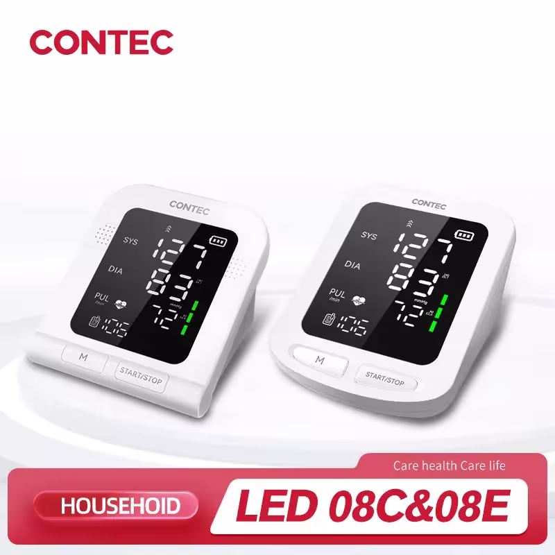 CONTEC Automatinis Skaitmeninis Kraujospūdžio Matuoklis 08C 08E su LED Ekranu